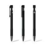 PILA - Recycled Aluminium Ballpoint Pen - Black - Image 6