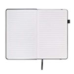 FAROE - Santhome A5 PU Hard Cover Notebook with Pen Loop - Black - Image 3