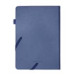 FAROE - Santhome A5 PU Hard Cover Notebook with Pen Loop - Navy Blue - Image 4