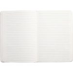 ADANA - Santhome Recycled Canvas A5 Hard Cover Notebook with PU Pocket - Beige - Image 5