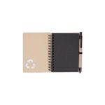 HASSA - eco-neutral A6 Notepad & Pen Set with Sticky Note - Black - Image 2