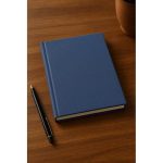 DALI - eco-neutral Denim Paper Cover A5 Notebook - Image 2