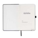 BARON - Santhome Expanded A5 Hard Cover Notebook - Black - Image 2