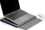 FULDA - CHANGE Collection RPET Laptop Case & Workstation - Navy Blue - Image 5