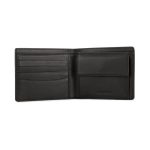 CROSS Saffiano Leather 4CC Bifold Wallet with Coin Pocket - Black - Image 4