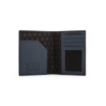 CROSS Saffiano Leather 4CC Passport Cover - Navy Blue - Image 4