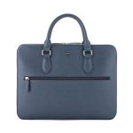 Cross Luxury Leather Briefcase - Navy Blue - Image 2