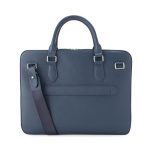 Cross Luxury Leather Briefcase - Navy Blue - Image 3