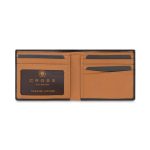CROSS Soft Grain Leather Two-Tone 8CC Bifold Wallet - Black/Mocha - Image 4