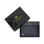 CROSS Soft Grain Leather Business Card Case - Navy Blue - Image 5