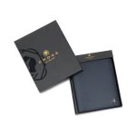 CROSS Soft Grain Leather 9CC Passport Travel Wallet - Navy Blue - Image 5