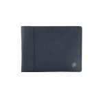 CROSS Pebble Leather 6CC Classic Fold Wallet with 6CC Cardholder - Navy Blue - Image 2