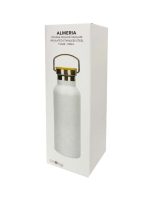 ALMERIA - Giftology Double Wall Stainless Steel Bottle 500ml - White - Image 4
