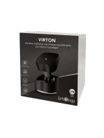VIRTON - Giftology Magnetic Car Phone Holder and 15W Wireless Charger - Black - Image 7