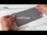 STANDIE - Giftology RPET 2-in-1 Laptop and Phone Stand - Grey - Image 13