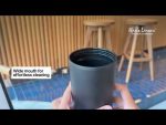 FORZA 360 - Hans Larsen Recycled Stainless Steel/PP Tumbler with 360 Branding - Navy Blue - Image 11