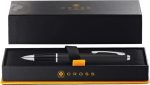 Cross Calais™ Matte Black with Polished Chrome Appointments Selectip Rollerball Pen (Blue Ink) - Image 5
