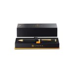 Coventry Classic Black Lacquer with Gold Tone Appointments Ballpoint Pen (Blue Ink) - Image 3