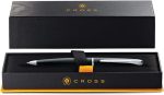 Cross ATX® Basalt Black with Polished Chrome Appointments Ballpoint Pen (Blue Ink) - Image 4