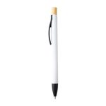 BOLT - Aluminium Push Action Ballpen - White - Image 2