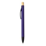 BOLT - Aluminium Push Action Ballpen - Purple - Image 4
