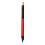BOLT - Aluminium Push Action Ballpen - Red - Image 2