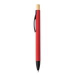 BOLT - Aluminium Push Action Ballpen - Red - Image 4