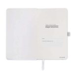 BARON - Santhome Expanded A5 Hard Cover Notebook - White - Image 2