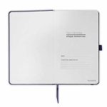 BARON - Santhome Expanded A5 Hard Cover Notebook - Navy Blue - Image 2