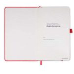 BARON - Santhome Expanded A5 Hard Cover Notebook - Red - Image 2