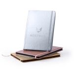 PU A5 Notepad In Metallic Silver Color - Image 2