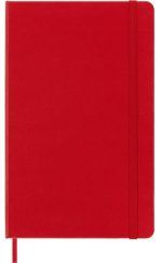 Moleskine Classic Large Ruled Hard Cover Notebook - Scarlet Red - Image 2