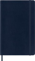 Moleskine Large Soft Cover Ruled Notebook - Sapphire Blue - Image 3