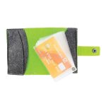 Eco-neutral Felt Cards Holder - Light Grey - Image 3
