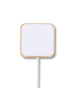 DOMITZ - 15W Square Bamboo Magsafe Wireless Charger - Image 2