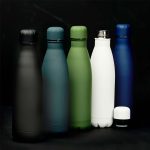 GRODNO - Soft Touch Insulated Water Bottle - Grey - Image 2