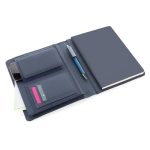 Impact AWARE™ RPET A5 notebook - Navy Blue - Image 4