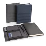 Impact AWARE™ RPET A5 notebook - Navy Blue - Image 8