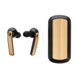 BEBRA - XD Bamboo Free Flow TWS Earbuds in Charging Case - Black - Image 3
