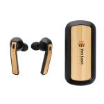 BEBRA - XD Bamboo Free Flow TWS Earbuds in Charging Case - Black - Image 4