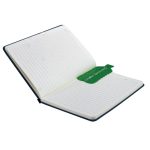 ORSHA - SANTHOME A5 rPET & FSC Certified Notebook - Navy Blue (Anti-Microbial) - Image 4