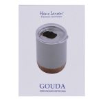 GOUDA - Hans Larsen Vacuum Mug With Cork Base - Grey - Image 4