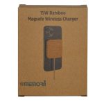 DOMITZ - 15W Square Bamboo Magsafe Wireless Charger - Image 4