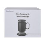 CRIVITS - Smart Mug Warmer with Wireless Charger - Black - Image 6