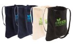 ABLAR - GRS-certified Recycled Cotton Tote Bag - Blue - Image 4