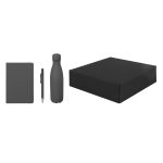 LAUTA - Giftology Set of Stainless Bottle, Notebook and Pen - Grey - Image 5