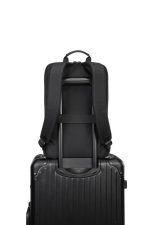 SANOK - CHANGE Collection Slim RPET 15.6" Laptop Backpack - Black - Image 4