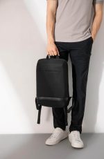 SANOK - CHANGE Collection Slim RPET 15.6" Laptop Backpack - Black - Image 9
