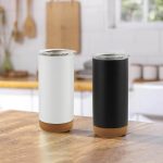 RASTATT - Giftology Insulated Mug / Tumbler with Cork Base - Black - Image 2