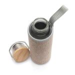FLOHA - Hans Larsen Borosilicate Glass Bottle with Jute Sleeve - Image 2